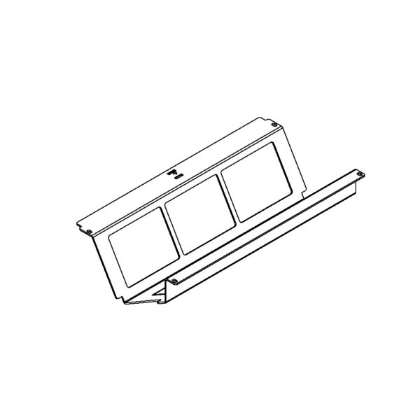 Produktbild WAD 146 602  -  Steckdoseneinsatz Typ 46, für 6 FLF, vertikal, leer